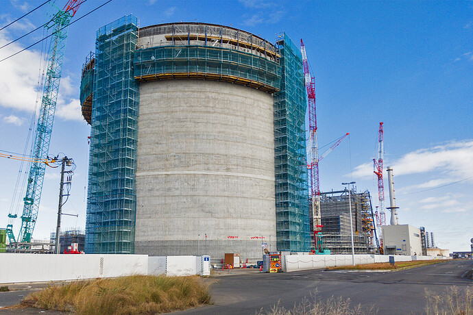 The Sendai-Gamo Biomass Power Project at Sendai Shiogama Port in Japan.