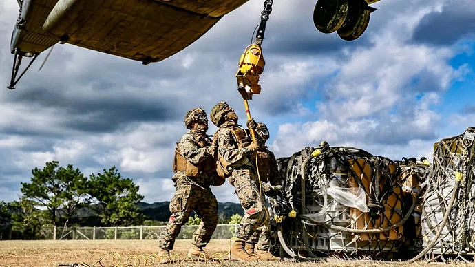 Logistics often determines the course of a war, with fuel, ammunition, food and water, and medical supplies needed on the front lines. (Photo: US Department of Defense)