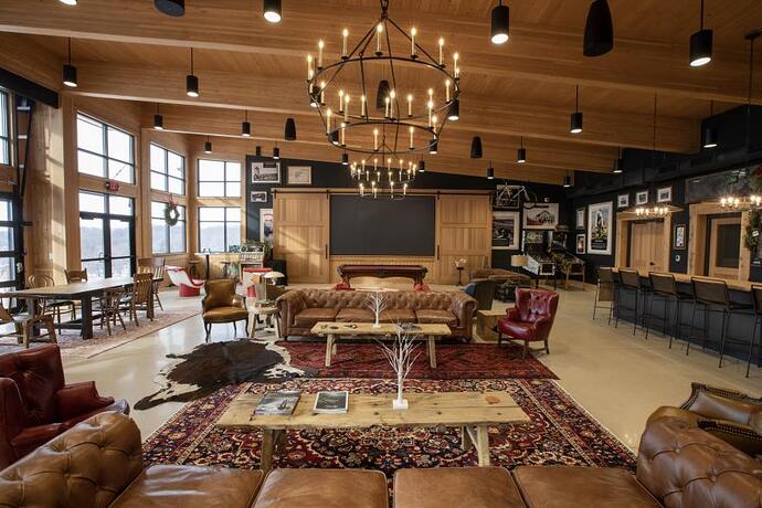 SmartLam’s design, engineering and manufacturing results in ecologically sustainable, strong and fire-resistant cross-laminated timber, and glulam products. (Image courtesy of SmartLam)