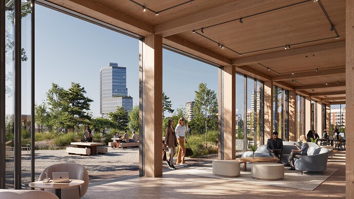 Sickla will include homes, communal areas, shops, schools and office buildings.